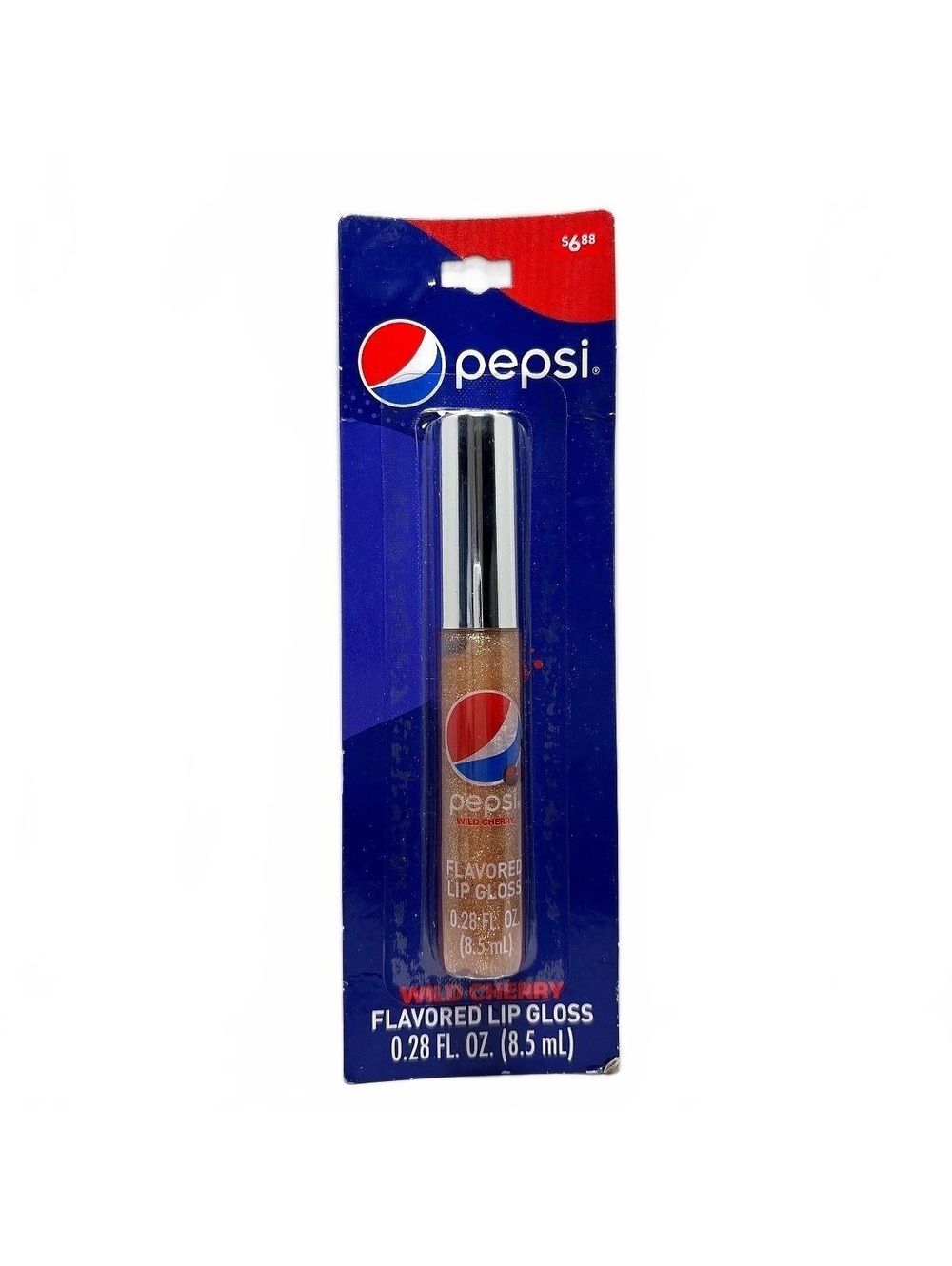 Pepsi Wild Cherry Flavored Lip Gloss Light Brown Sparkle NEW .28 fl oz / 8.5 mL